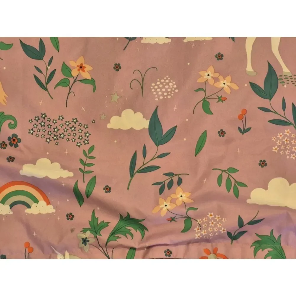 Pillowfort Lavender Unicorn Rainbow Pillow Sham 28x22